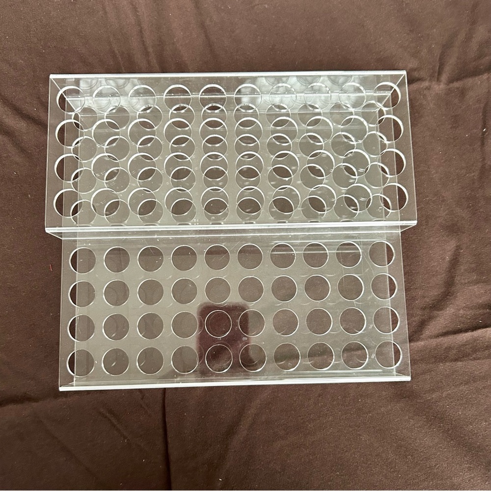 Clear Acrylic 80 hole Organizer